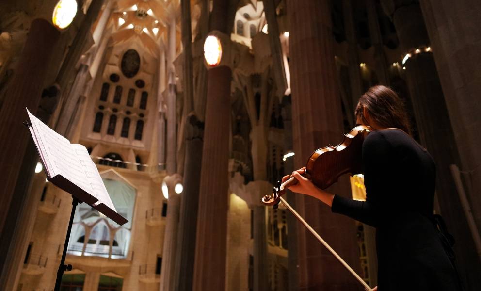 The book cover image was taken from a performance of Emma-Kate Matthews' composition, which forms the focus of her chapter in the Companion.