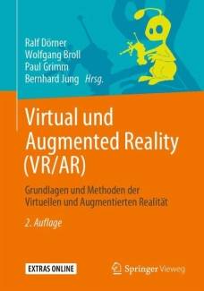Das Buchcover für "Virtual und Augmented Reality" zeigt eine kraftvolle Darstellung der faszinierenden Welt der Virtuellen und Augmentierten Realität.