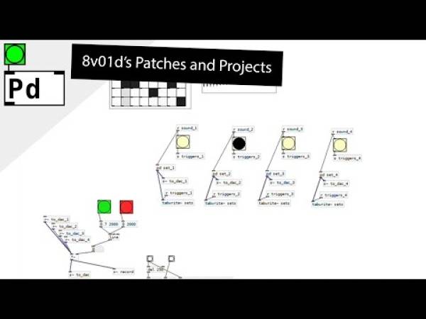 Preview image for the media "Pure Data - 8v01d's Patches and Projects".